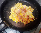 A picture of step 4 of Colourful Scrambled Eggs with Brussels Sprouts.
