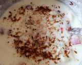 A picture of step 2 of Falahari Fruit Raita.
