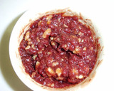 A picture of step 2 of Tofu Cake with Walnuts and An (Sweet Bean Paste).