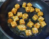 A picture of step 3 of Paneer Changezi.
