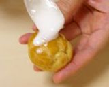 A picture of step 12 of A Choux Pastry Christmas Tree.