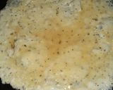 A picture of step 2 of Egg Wraped Sandwich.