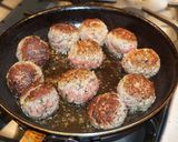 A picture of step 4 of Shiitake Meatballs, Jon Style.