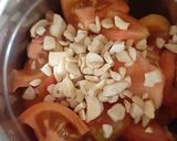 A picture of step 2 of Paneer do pyaza.