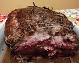 A picture of step 7 of Lamb leg in red wine (30 hour sous vide).