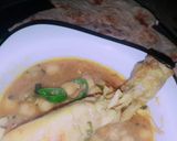 A picture of step 4 of Murgh cholay.