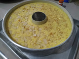 Bolu labu kuning lembut no seret