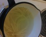 A picture of step 2 of Spaghetti Bolognaisse from scratch 673 cals if following or equivalent used.