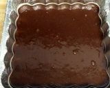 A picture of step 2 of Pumpkin Swirl Brownies.