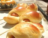 A picture of step 11 of Freshly Baked Savory Stuffed Rolls in the Morning.