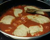 A picture of step 6 of Pizzaiola Escalopes.
