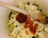 A picture of step 4 of Potato, Poblano, and Chipotle Soup.