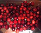 A picture of step 2 of Orange Sugared Cranberries.