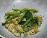 A picture of step 4 of Papdi Sabzi (Indian Broad Beans) Flat Green Beans.
