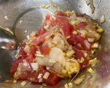 A picture of step 2 of Sashimi Yukhoe (Korean  style).