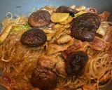 รูปขั้นตอนการทำที่ 6 ของ เบคอนอบวุ้นเส้น 🥓