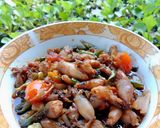 Foto langkah ke 4 dari resep Cumi asin cabe ijo.