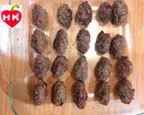 A picture of step 4 of Beef Kofta with Tahini Sauce.