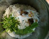 Foto langkah ke 3 dari resep Nasi Uduk Rice Cooker Easy & Fast.