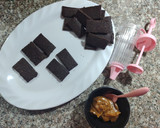 Foto del paso 4 de la receta: ~Barritas de choco y dulce de leche keto~ 🍫