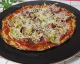 Foto del paso 5 de la receta Pizza de base de coliflor