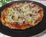Foto del paso 5 de la receta: Pizza de base de coliflor