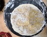 A picture of step 3 of Coconut Jaggery Poli.