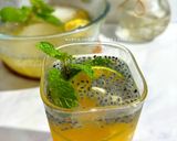 Foto langkah ke 5 dari resep Es Jeruk Nata de coco.