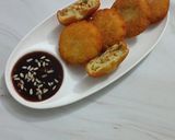 A picture of step 5 of Stuffed Aloo Tikki.