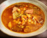 Foto del paso 5 de la receta: Potaje de garbanzos con lacón y acelgas en olla de cocción lenta