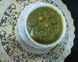 A picture of step 3 of Spinach with paneer.