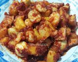 Foto langkah ke 7 dari resep Udang Kentang Pedas Manis 🦐🥔.