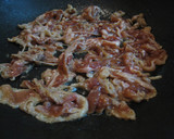 A picture of step 6 of Pork and Ginger Stir Fry with Bean Sprouts and Garlic.