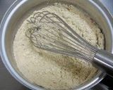 A picture of step 2 of Roasted Soy Flour and Milk Agar Agar.