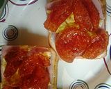 A picture of step 3 of Pepperoni ham and egg sandwich.