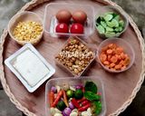 Foto langkah ke 1 dari resep Gado-Gado Bumbu Kacang Sisa Lebaran.