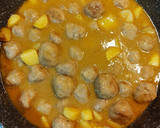 Foto del paso 5 de la receta: Albóndigas al Pedro Ximénez con papas
