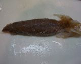 A picture of step 9 of Shio Kara (Salt Preserved Squid).