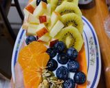 รูปขั้นตอนการทำที่ 2 ของ Papaya yogurt bowl