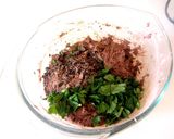 A picture of step 4 of Chocolate Cookies with Lots of Fresh Mint.
