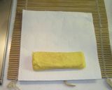 A picture of step 2 of Round Rolled Omelets (For Bento).