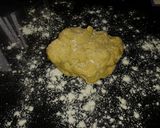 A picture of step 2 of 3 cheeses and smoked ham ravioli.