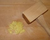 A picture of step 1 of A Real Indian Family's Ginger Chai.