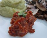 A picture of step 4 of A Taste of Authentic Iranian Food: Eggplant Dip.