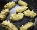 A picture of step 3 of Omelette Soya stick Tacos.
