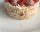 Foto del paso 7 de la receta: Arroz con longanizas y verduras 🍅 🫑 🧅