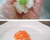 A picture of step 20 of Hina Matsuri Sushi Hina Dolls and Temari Sushi.
