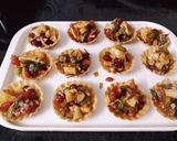 A picture of step 4 of Canapes Chaat.