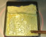 A picture of step 1 of Round Rolled Omelets (For Bento).