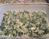 A picture of step 5 of Spinach artichoke lasagna with chicken.